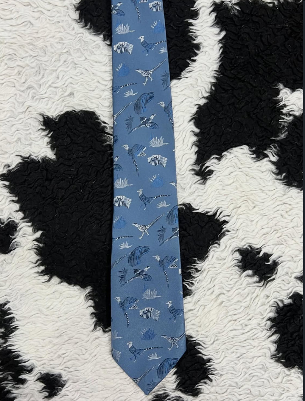 Blue Pheasants Tie