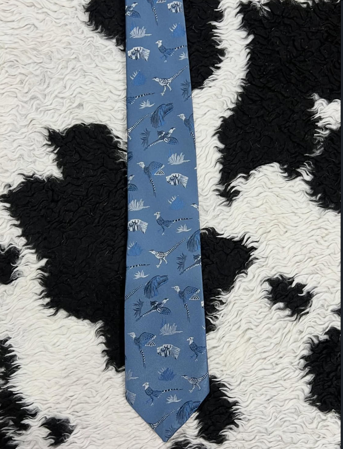 Blue Pheasants Tie