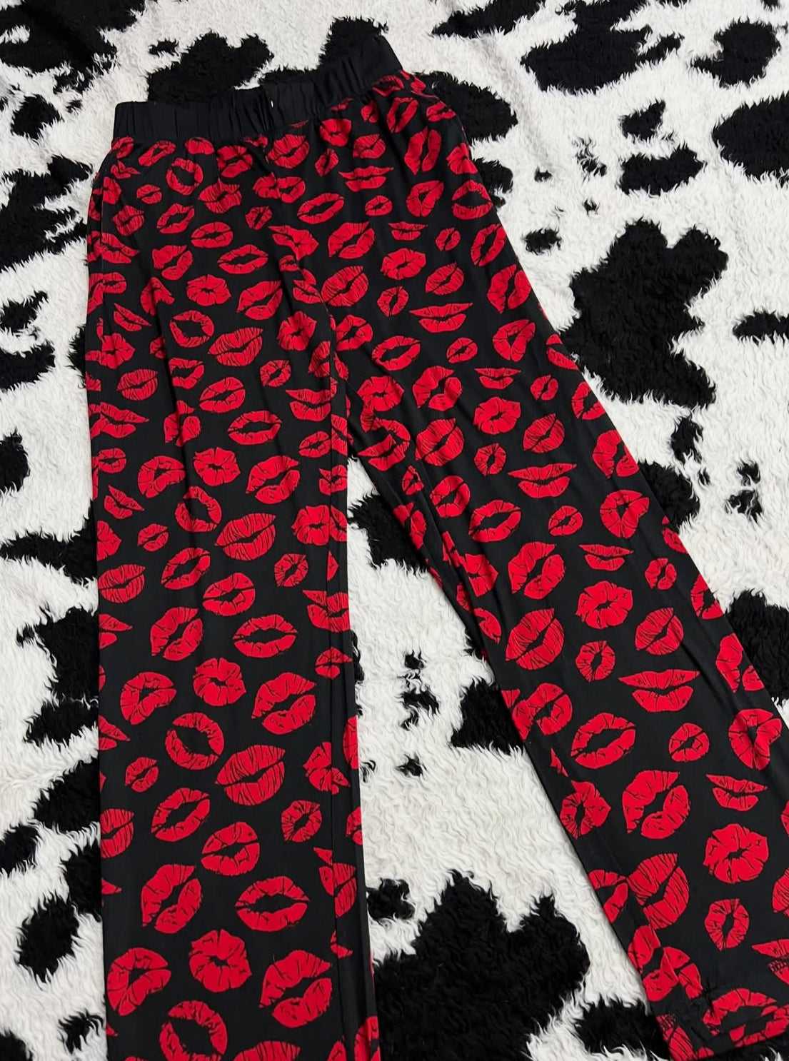 Red Lipstick Stains PJs (Medium)