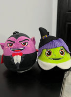 Dracula & Witch Keychains