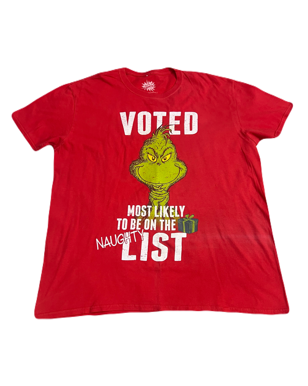 The Grinch Naughty List Tee (Extra Large)