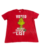 The Grinch Naughty List Tee (Extra Large)