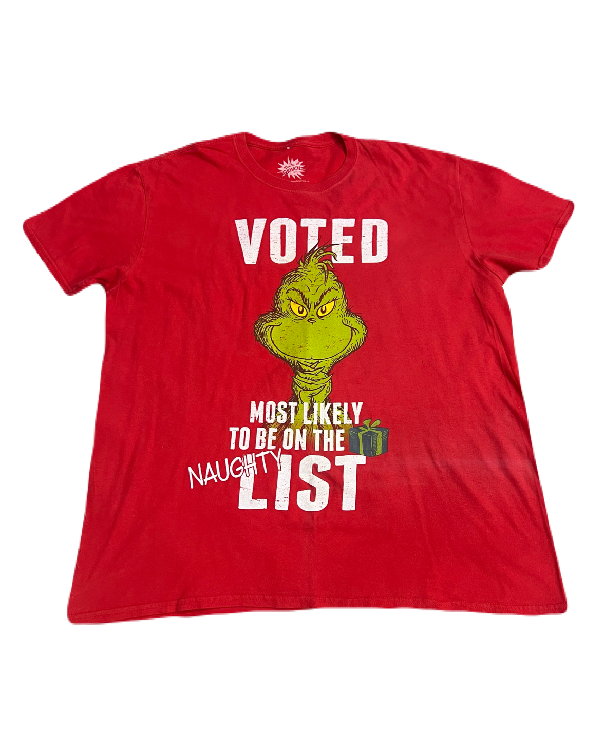The Grinch Naughty List Tee (Extra Large)