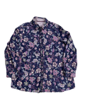 Purple Floral Buttonup
