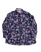 Purple Floral Buttonup