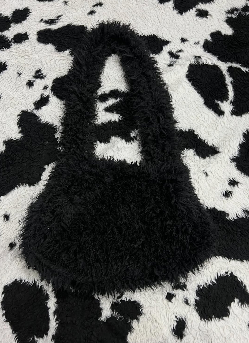 Black Fur Bag
