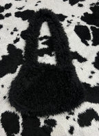 Black Fur Bag