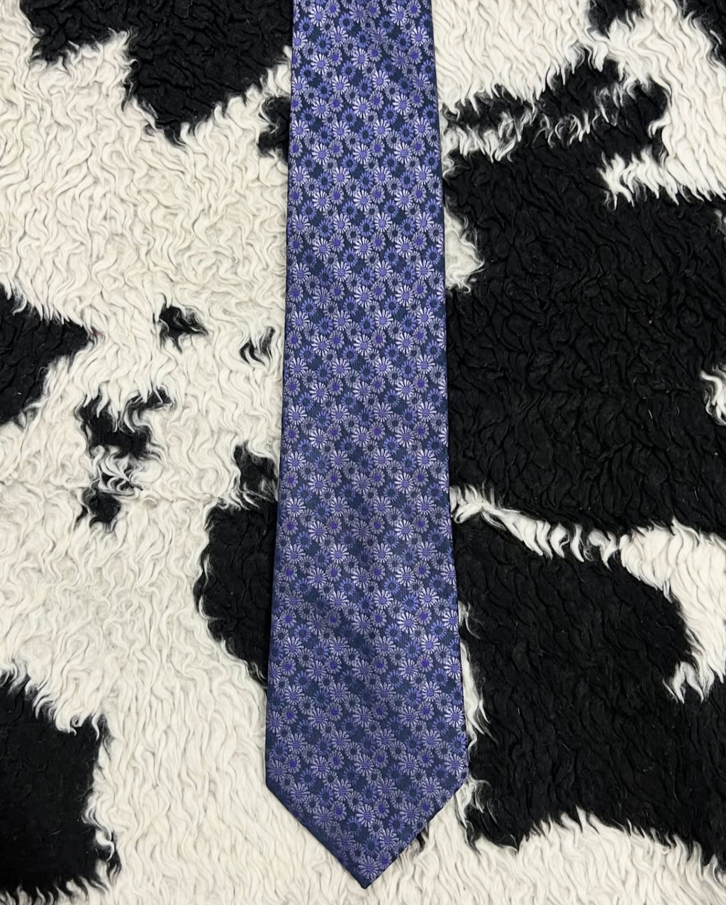 Purple Floral Tie