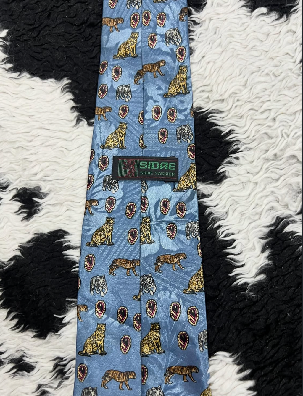 Double-Textured Tigers Tie
