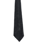 St. Micheal Embroidered Black Tie