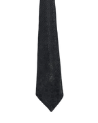 St. Micheal Embroidered Black Tie