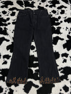 Fire Embroidered Pants (Tagged) (Waist 34)