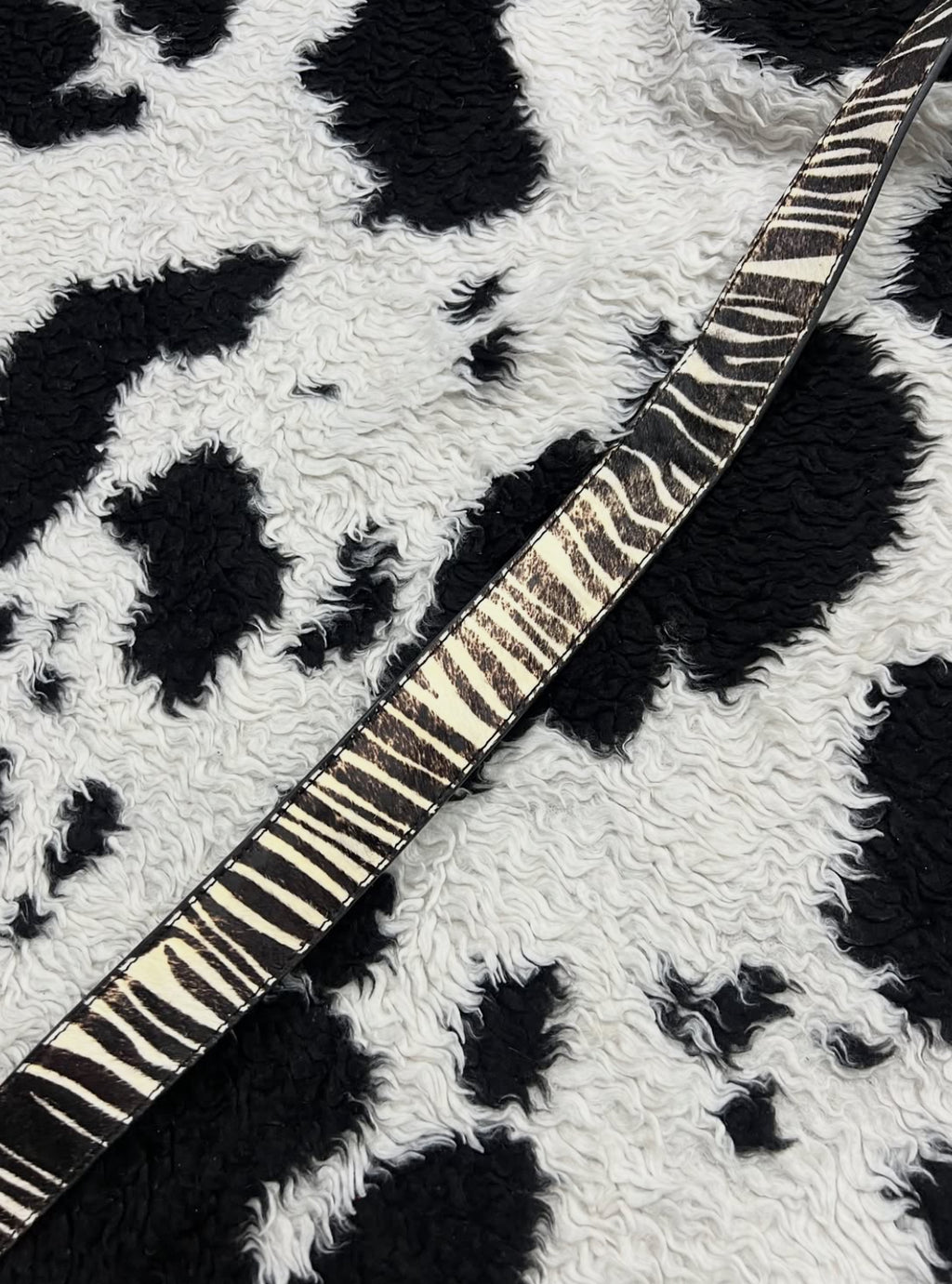 Zebra Skin Belt