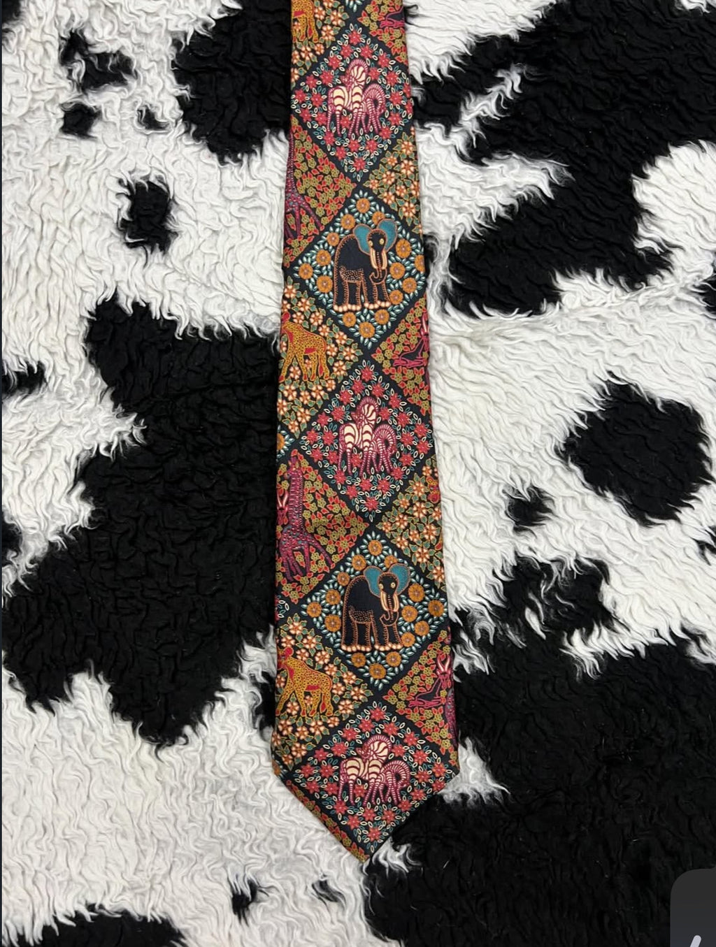 Pierre Balmain Elephants Tie