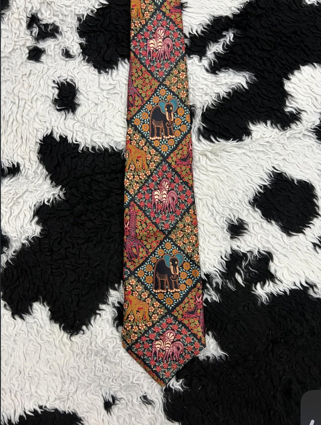 Pierre Balmain Elephants Tie