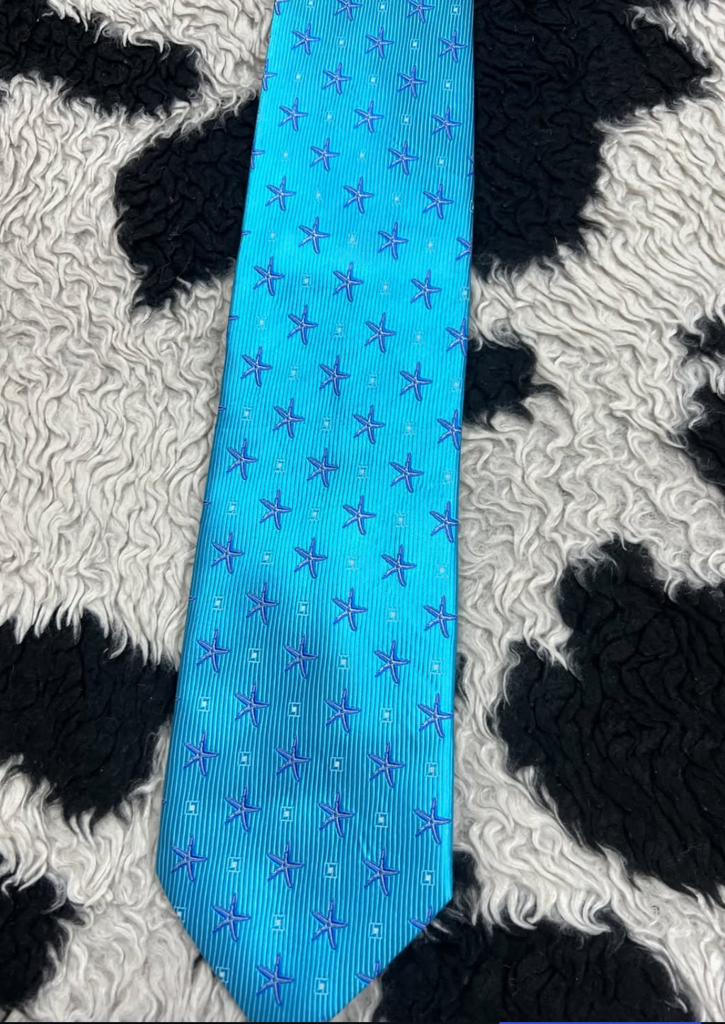 Blue Starfish Tie