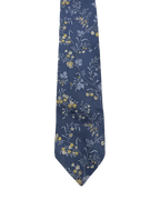 Nina Ricci Paris Blue Floral Embroidered Tie