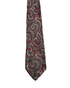 Rael Brook Red & Brown Embroidered Narrow Tie