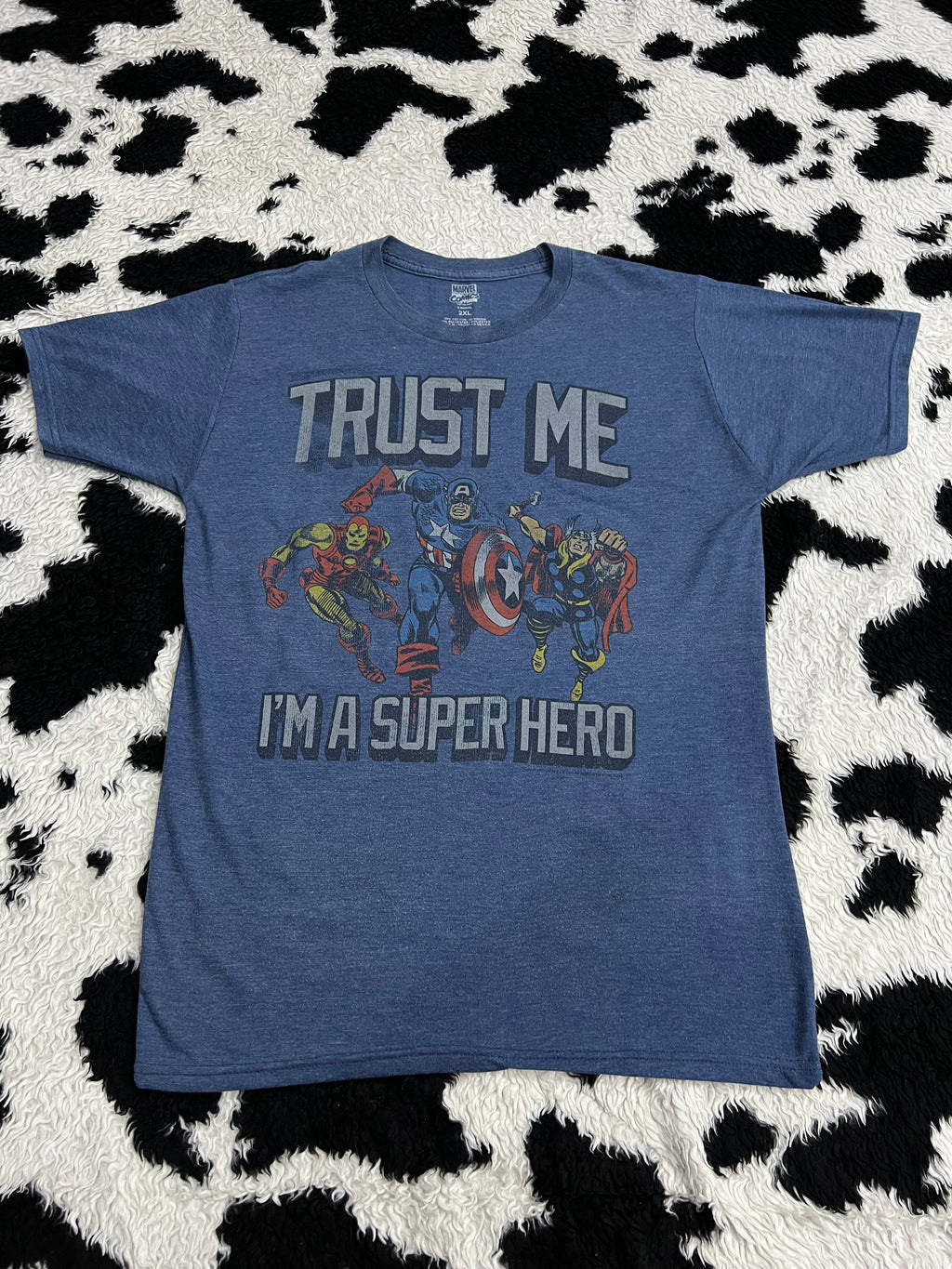Marvel "Trust Me I'm A Superhero" Tee (Large)
