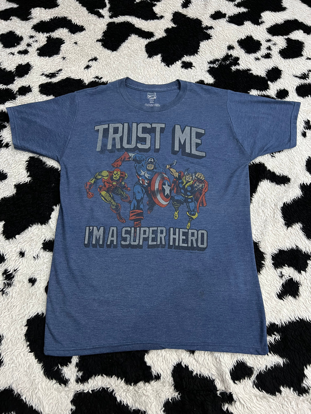 Marvel "Trust Me I'm A Superhero" Tee (Large)