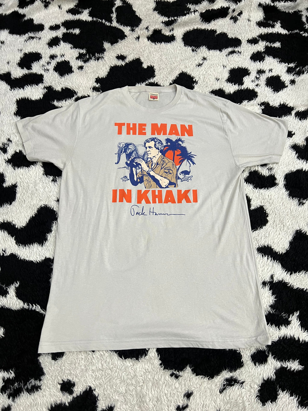 "The Man in Khaki, Jack Hanna" Tee (Large / Extra Large)