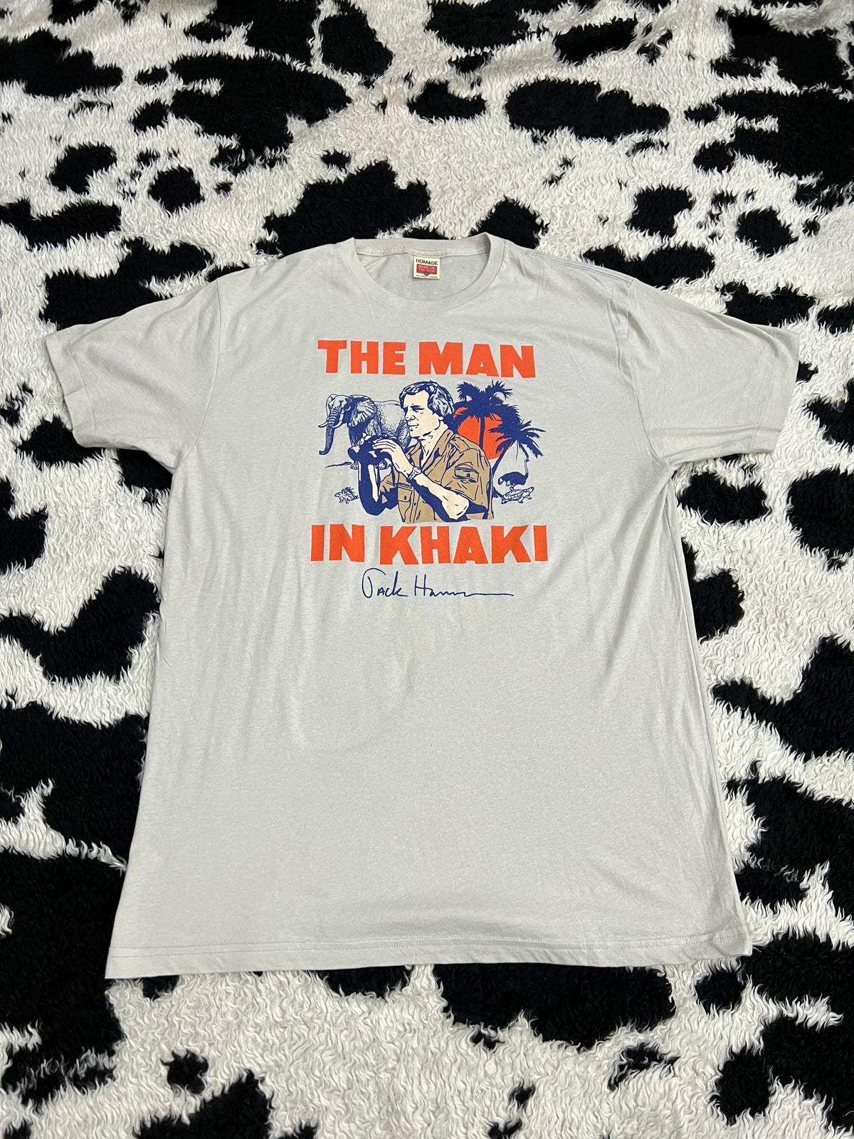 "The Man in Khaki, Jack Hanna" Tee (Large / Extra Large)