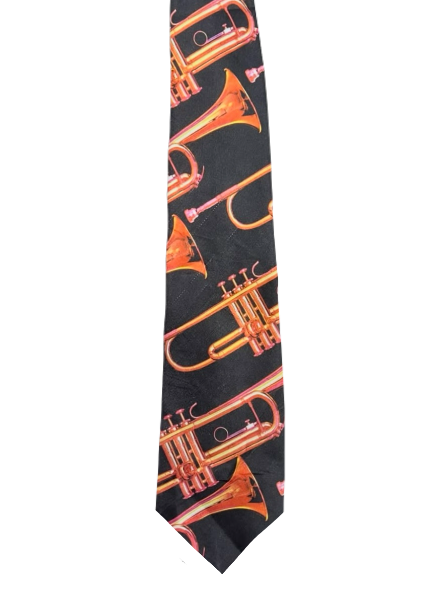 Ralph Marlin 1992 "Trumpets" Tie