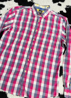 Born by Ted Baker Pink Checkered Buttonup