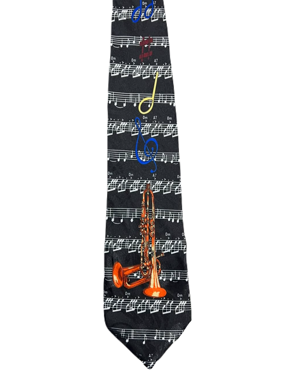 Trumpets & Musical Sheet Tie