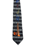 Trumpets & Musical Sheet Tie