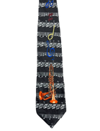 Trumpets & Musical Sheet Tie