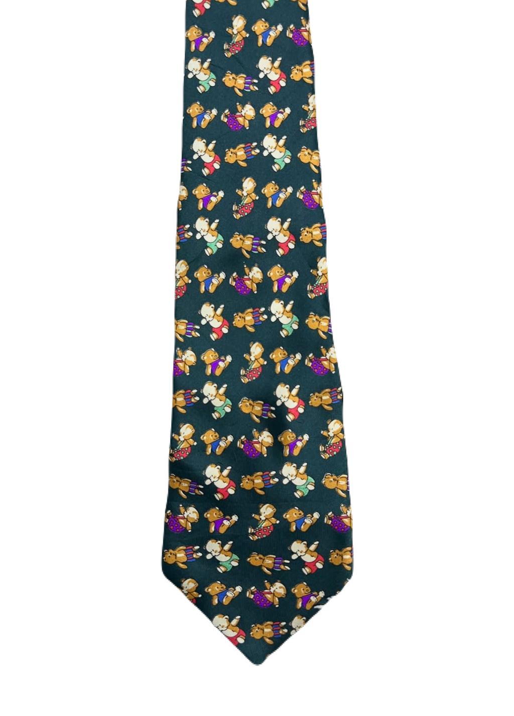 Green Teddy Bears Tie