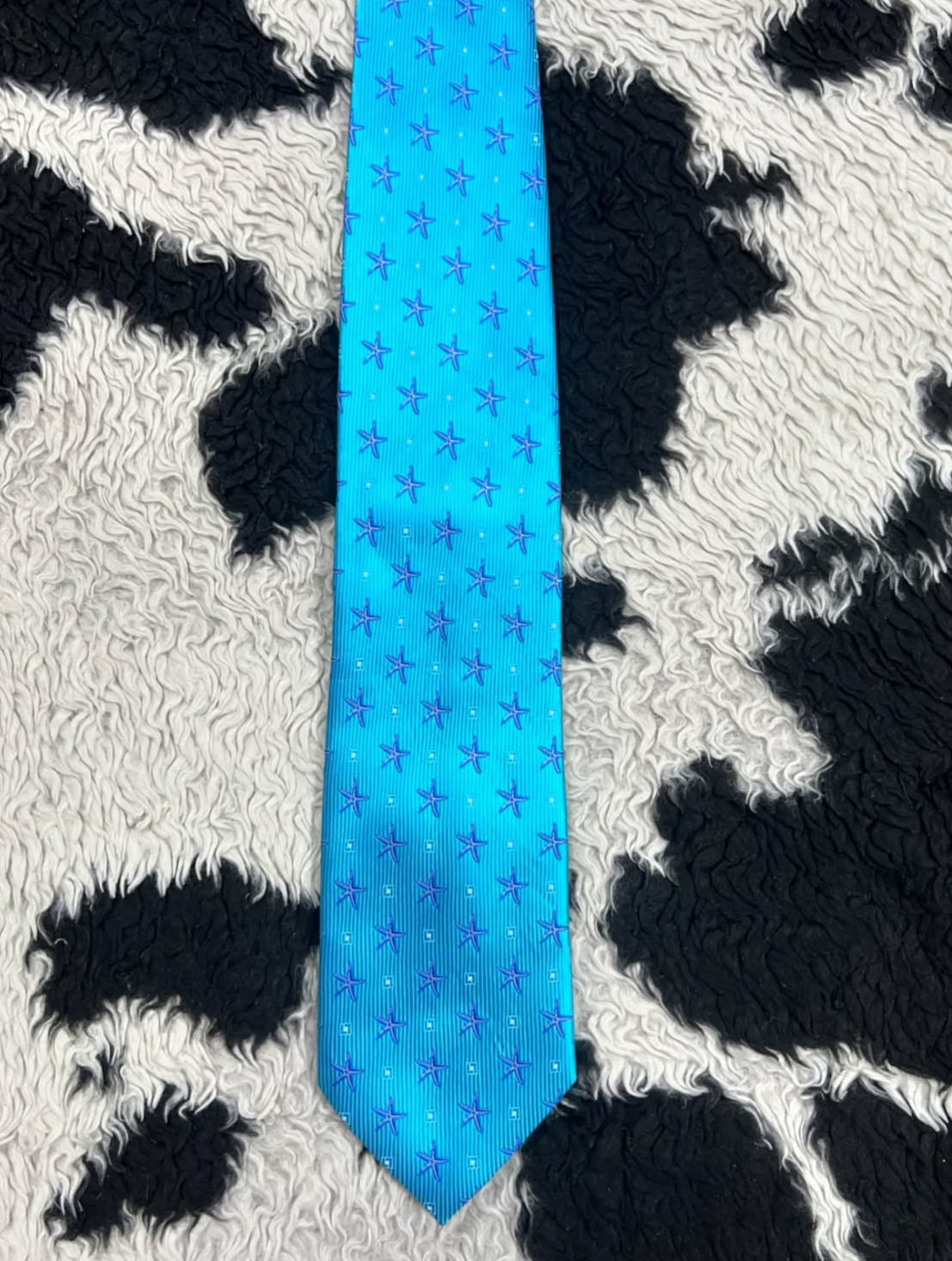 Blue Starfish Tie
