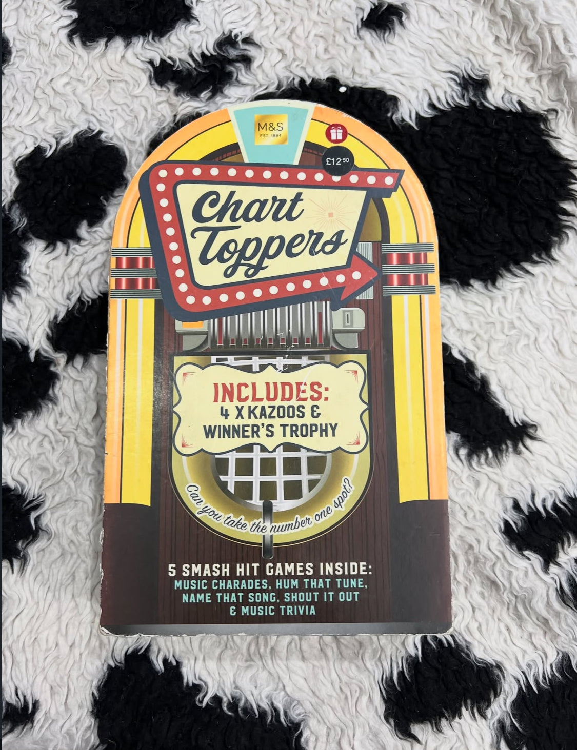 Chart Toppers Music Card Game