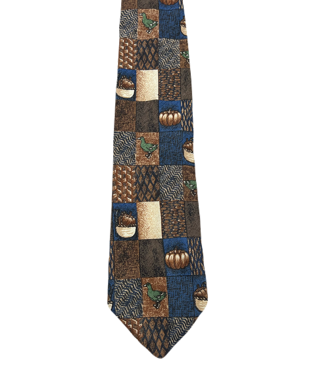 Herlaine Pumpkins & Birds Tie