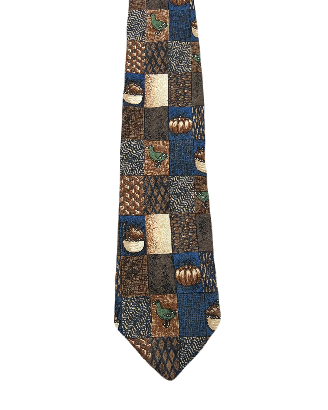 Herlaine Pumpkins & Birds Tie