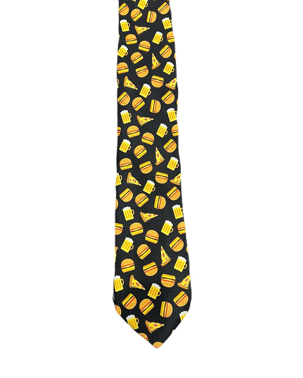 Fast Food & Beer Narrow Tie