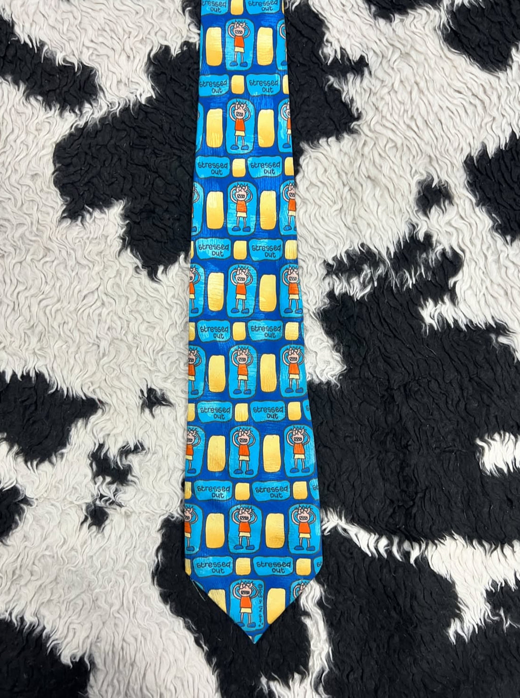 Vintage 1998 "Stressed Out" Tie
