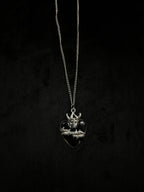 Barbed Wire Heart Necklace