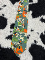 Vintage Disney Mickey Mouse & Goofy Tie