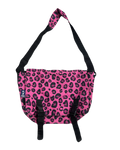 Pink & Black Cheetah Print Messenger Bag