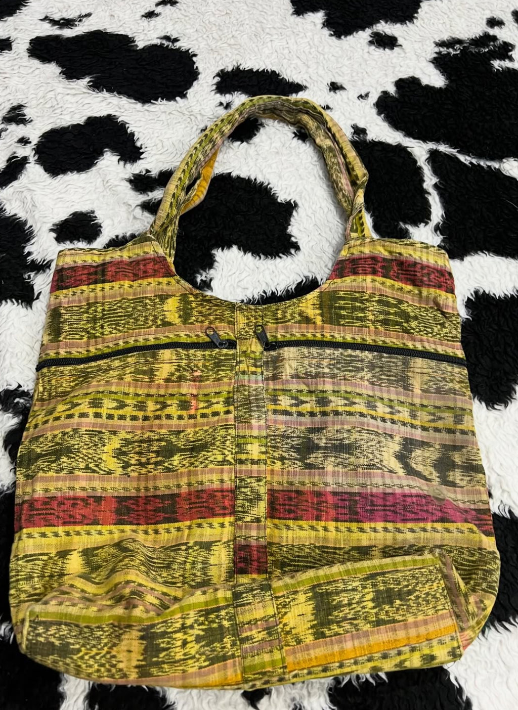 Whimsical Embroidered Floral Bag