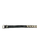 Studded Narrow Black Belt