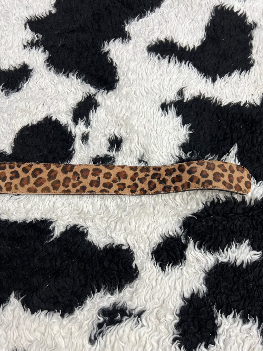 Cheetah Fur Belt
