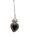 Black Heart Necklace
