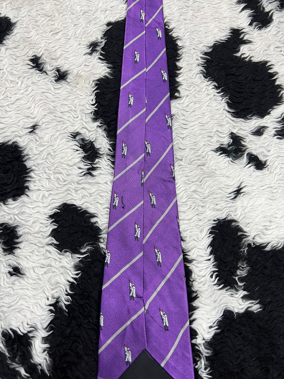 Embroidered Knight Tie