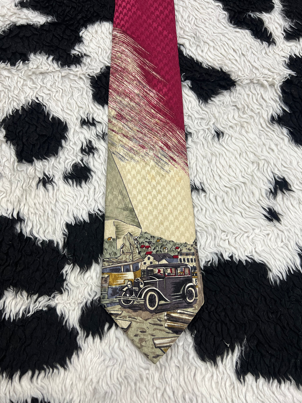 Hathaway Vintage Car Tie