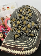 Olive & Pique Fleur-De-Lis Cap