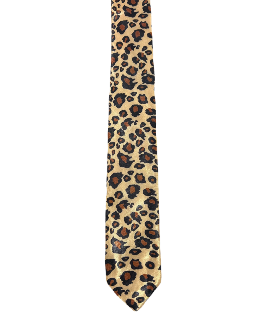 Cheetah Print Narrow Tie
