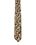 Cheetah Print Narrow Tie